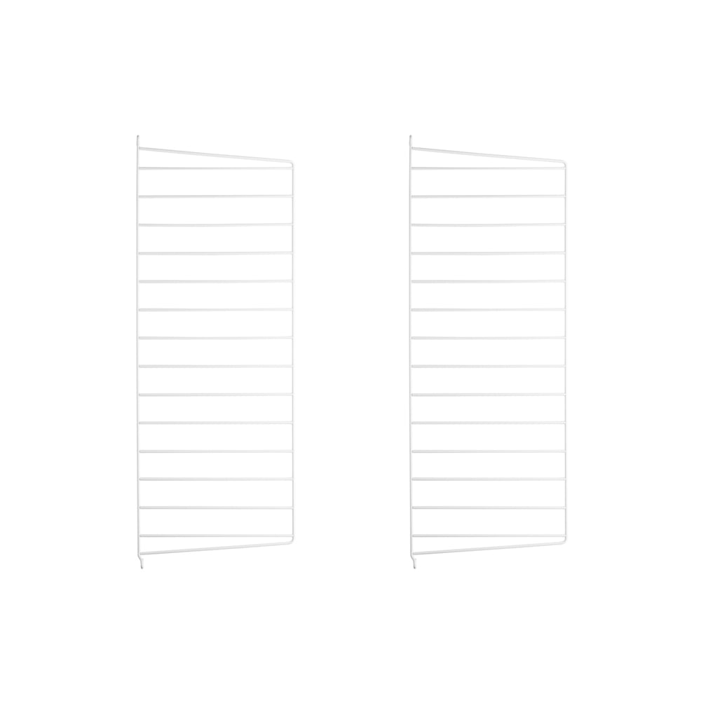 String Panneau mural String blanc, 75x30 cm, lot de 2