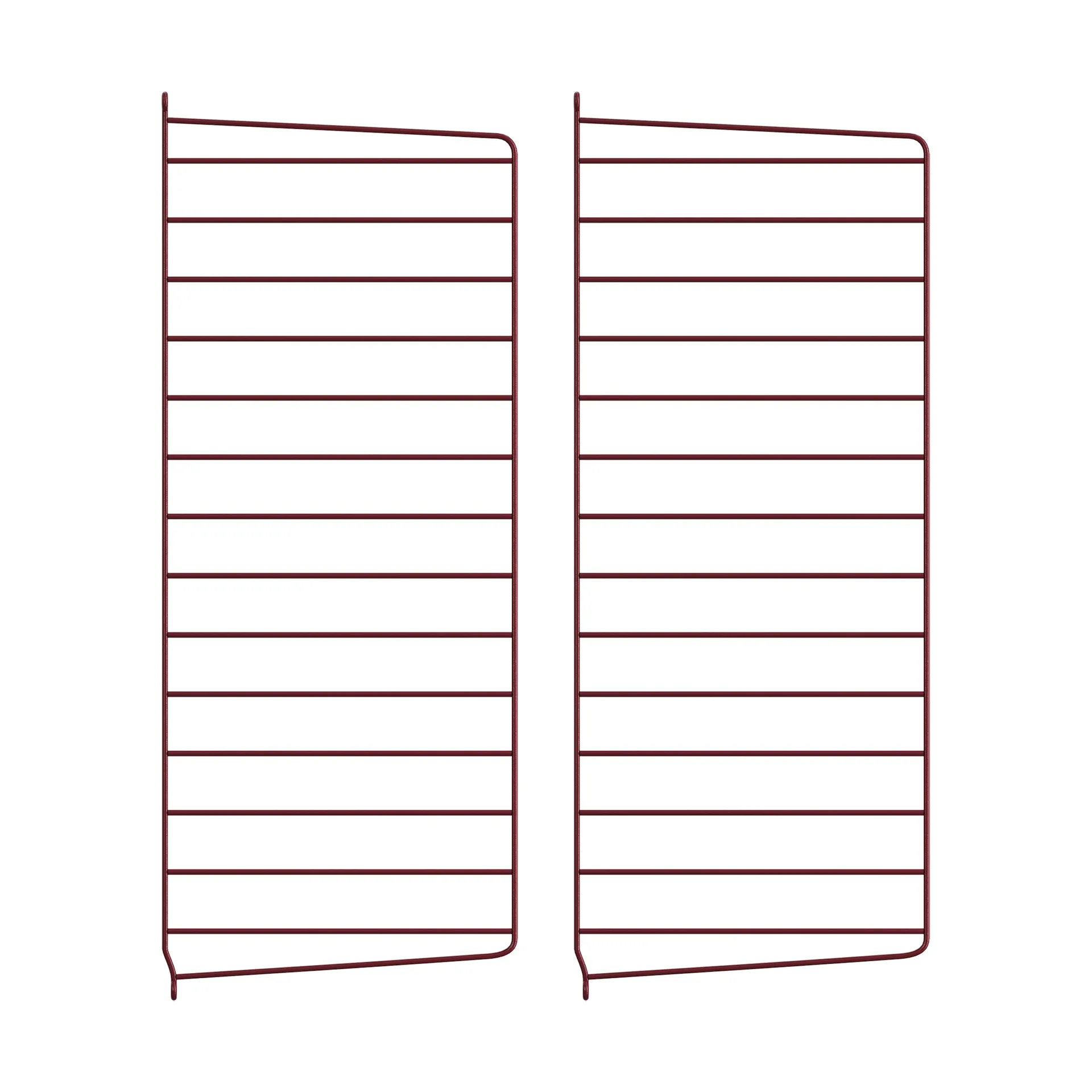 Panneau mural String, Bordeaux, 75x30 cm, Lot de 2 String