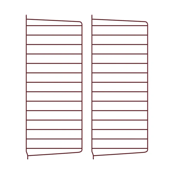 Panneau mural String - Bordeaux, 75x30 cm, Lot de 2 - String