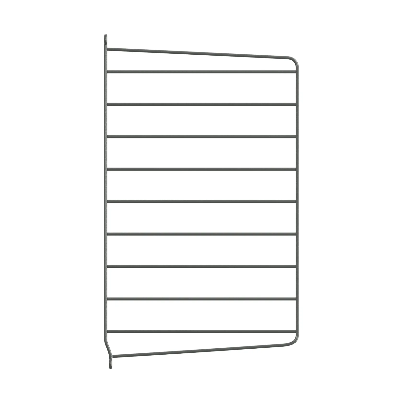 Panneau mural String, Gris foncé, 50x30 cm, lot de 1 String