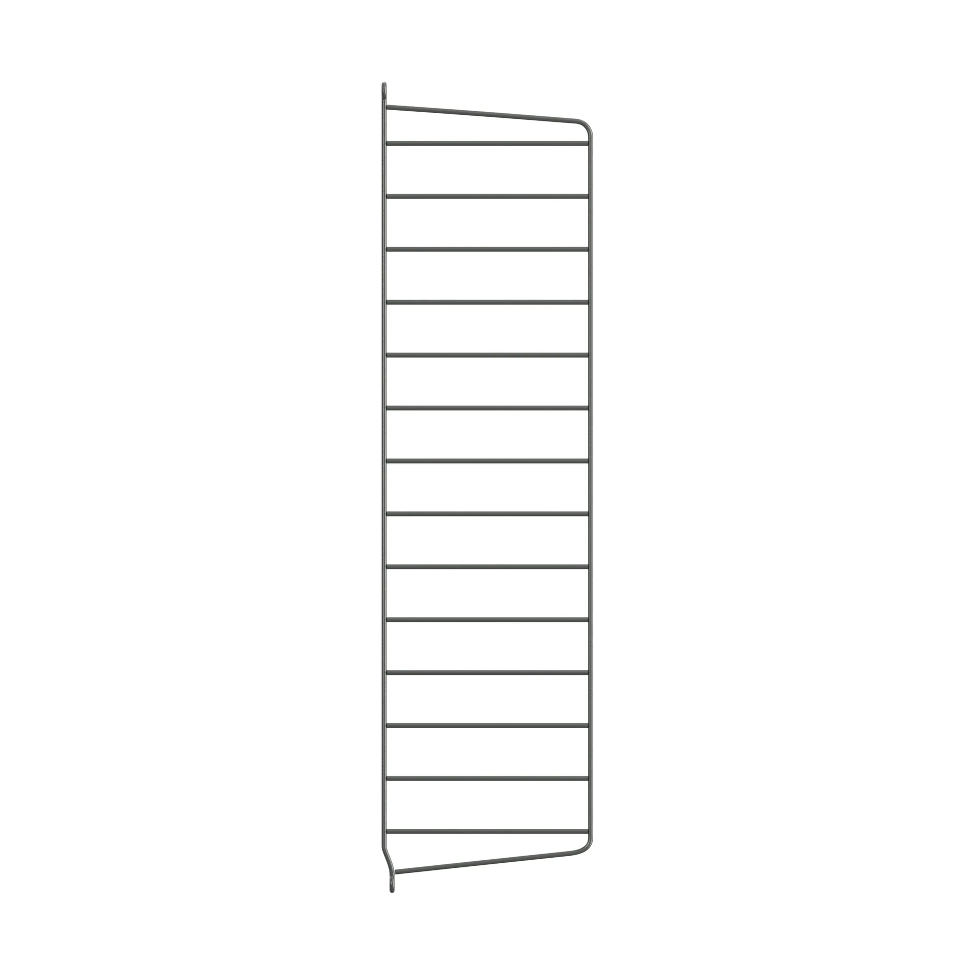 Panneau mural String, Gris foncé, 75x20 cm, lot de 1 String