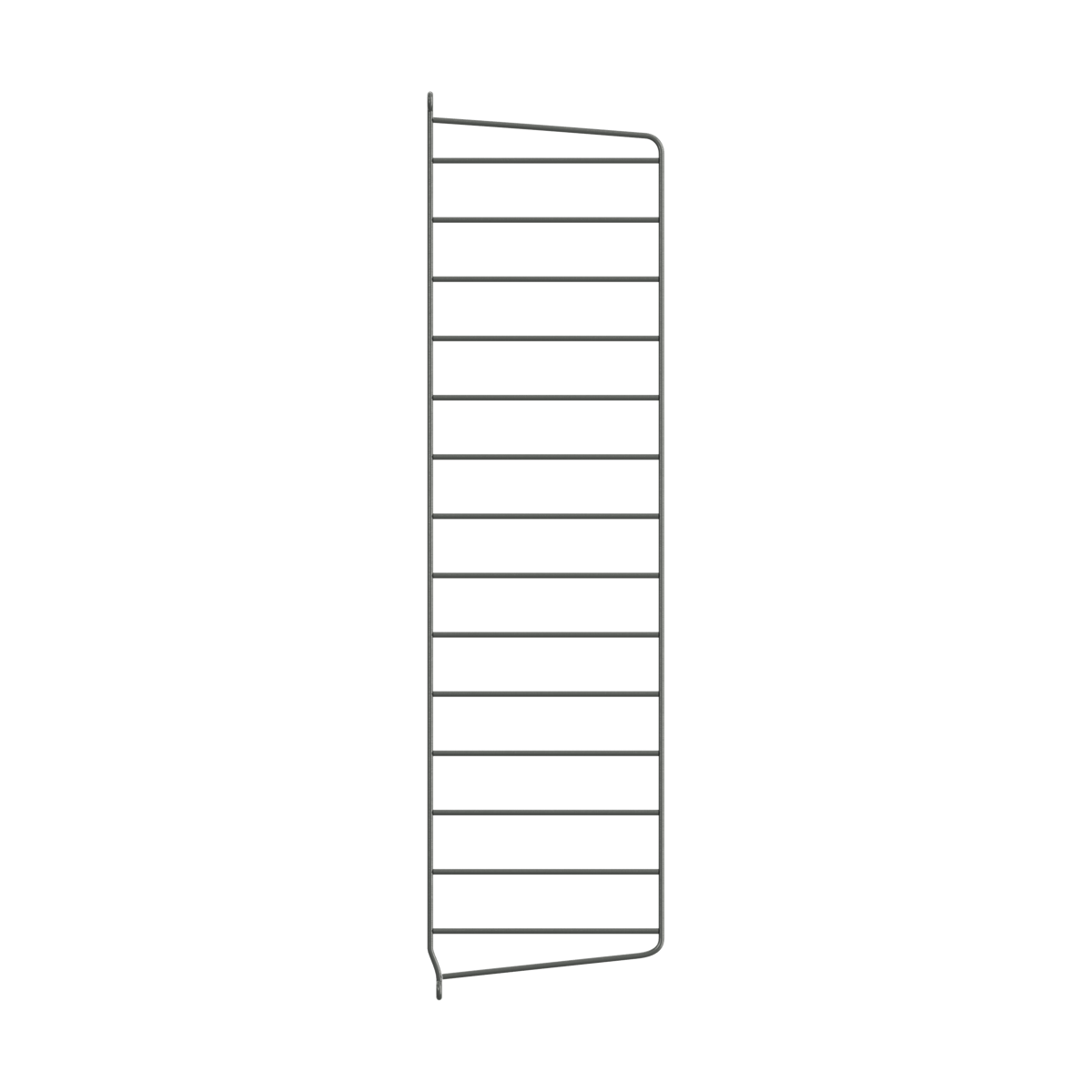 String Panneau mural String Gris foncé, 75x20 cm, lot de 1