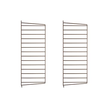 Panneau mural String - marron, 75x30 cm, lot de 2 - String