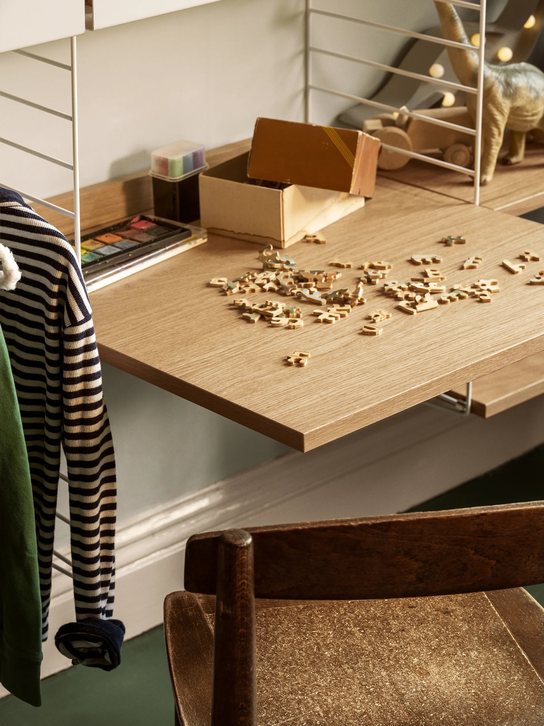 Plan de travail String, Chêne, 58x58 cm String