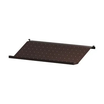 Porte-chaussures String en métal - Brun foncé, 58x30 cm - String