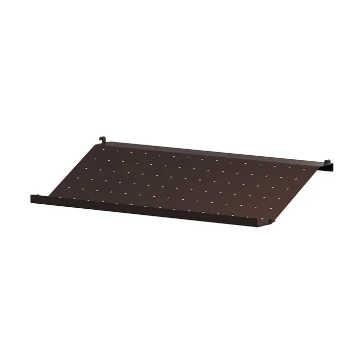 Porte-chaussures String en métal - Brun foncé, 58x30 cm - String