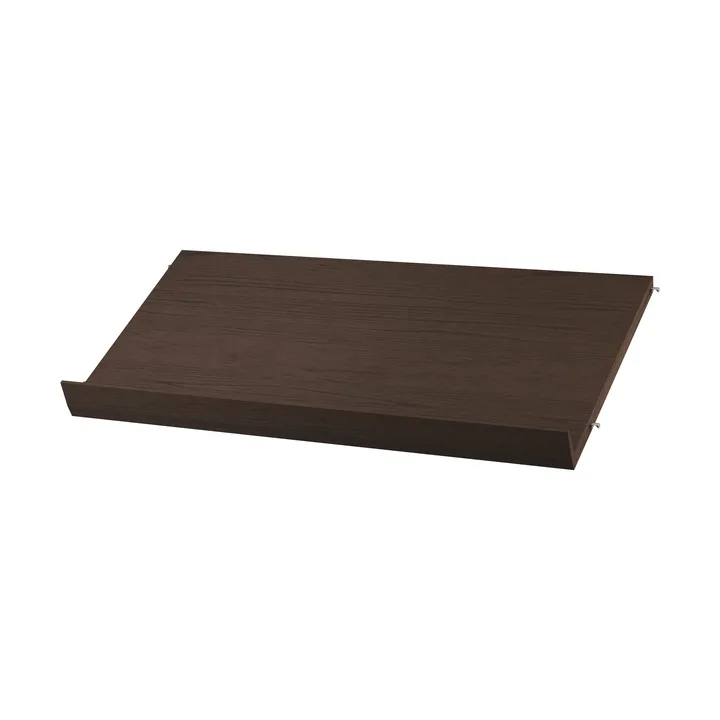 Porte-revues String bois - Chêne foncé, 78x30 cm - String