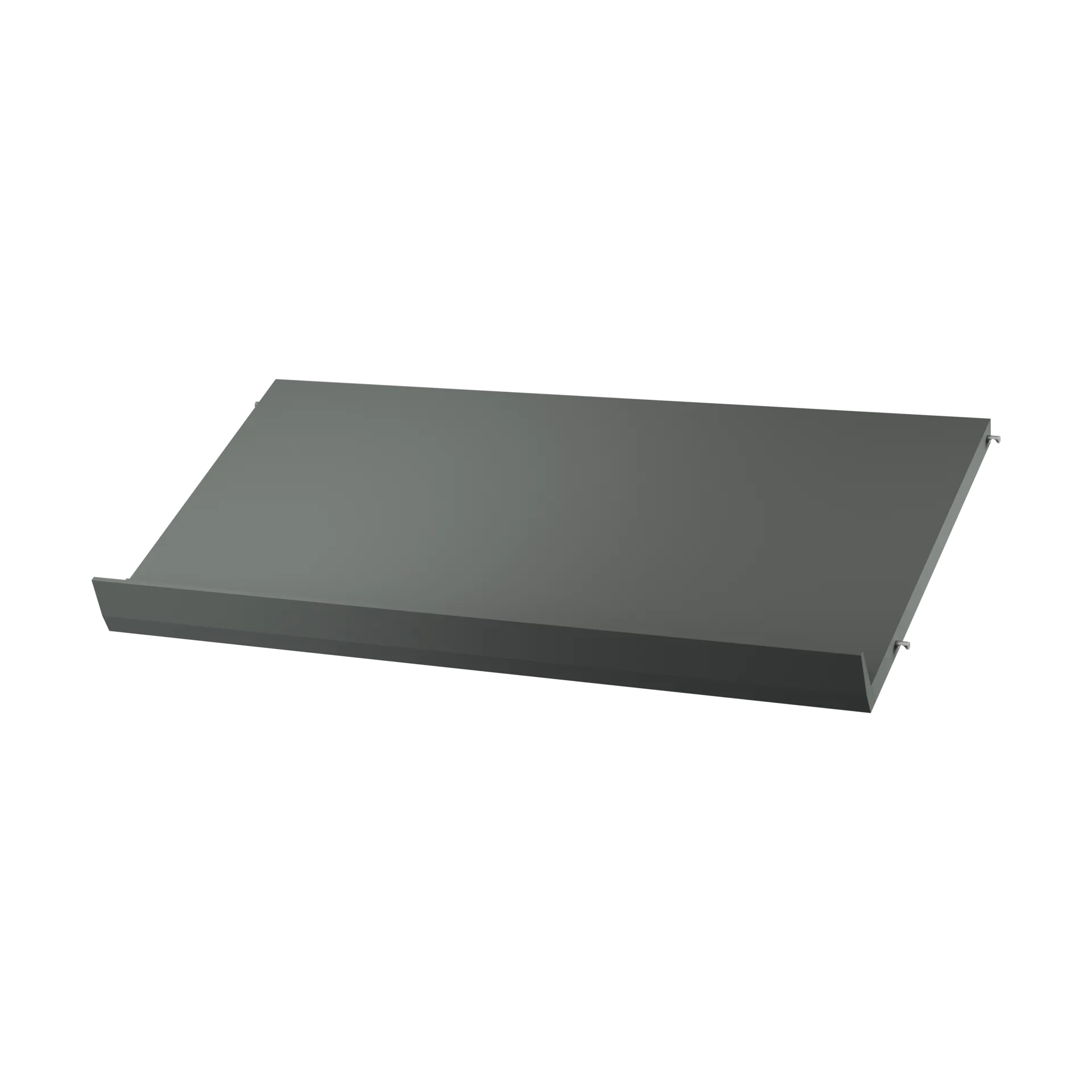 Porte-revues String bois, Gris foncé, 78x30 cm String