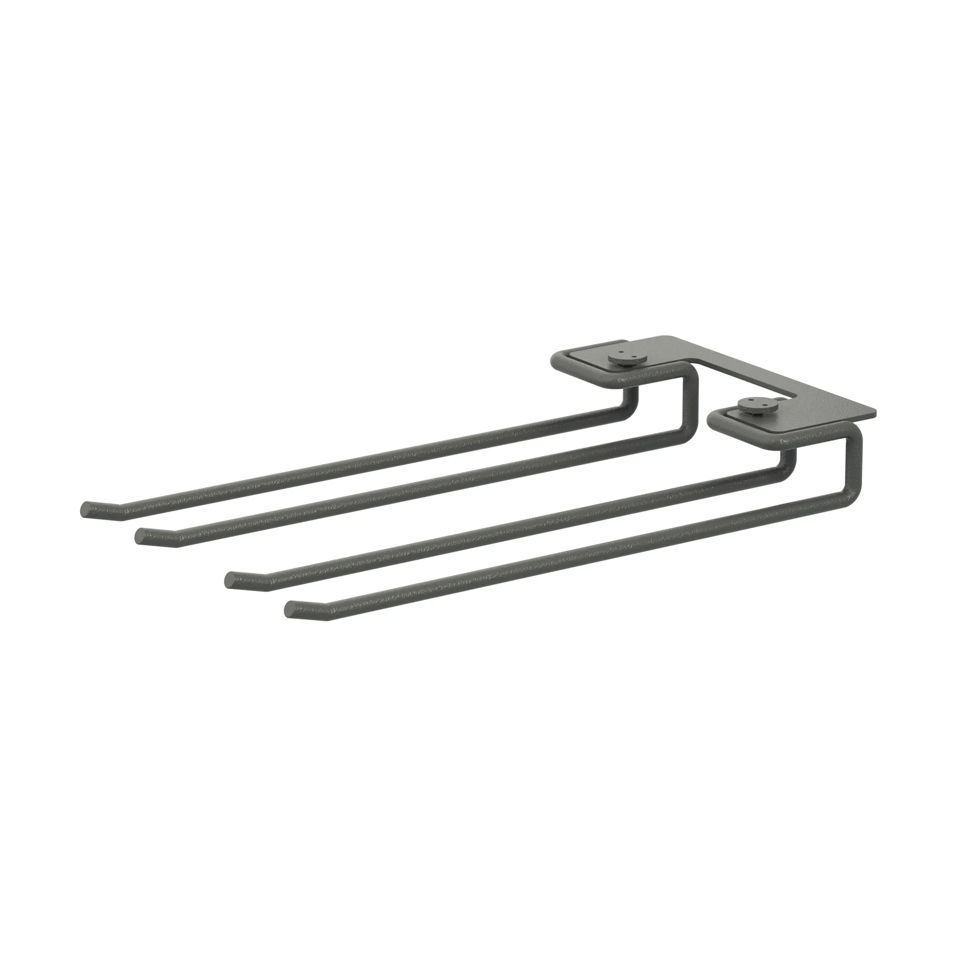 Porte-verres String lot de 2, Gris foncé, 20 cm String