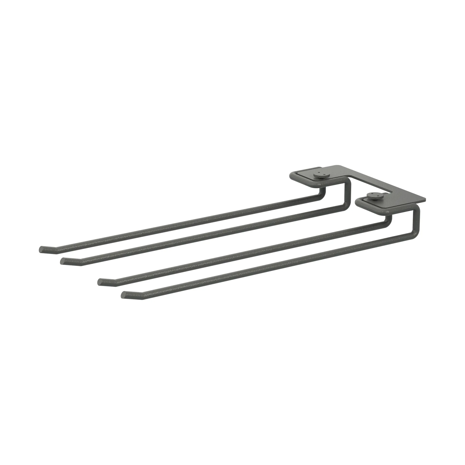 Porte-verres String lot de 2, Gris foncé, 30 cm String