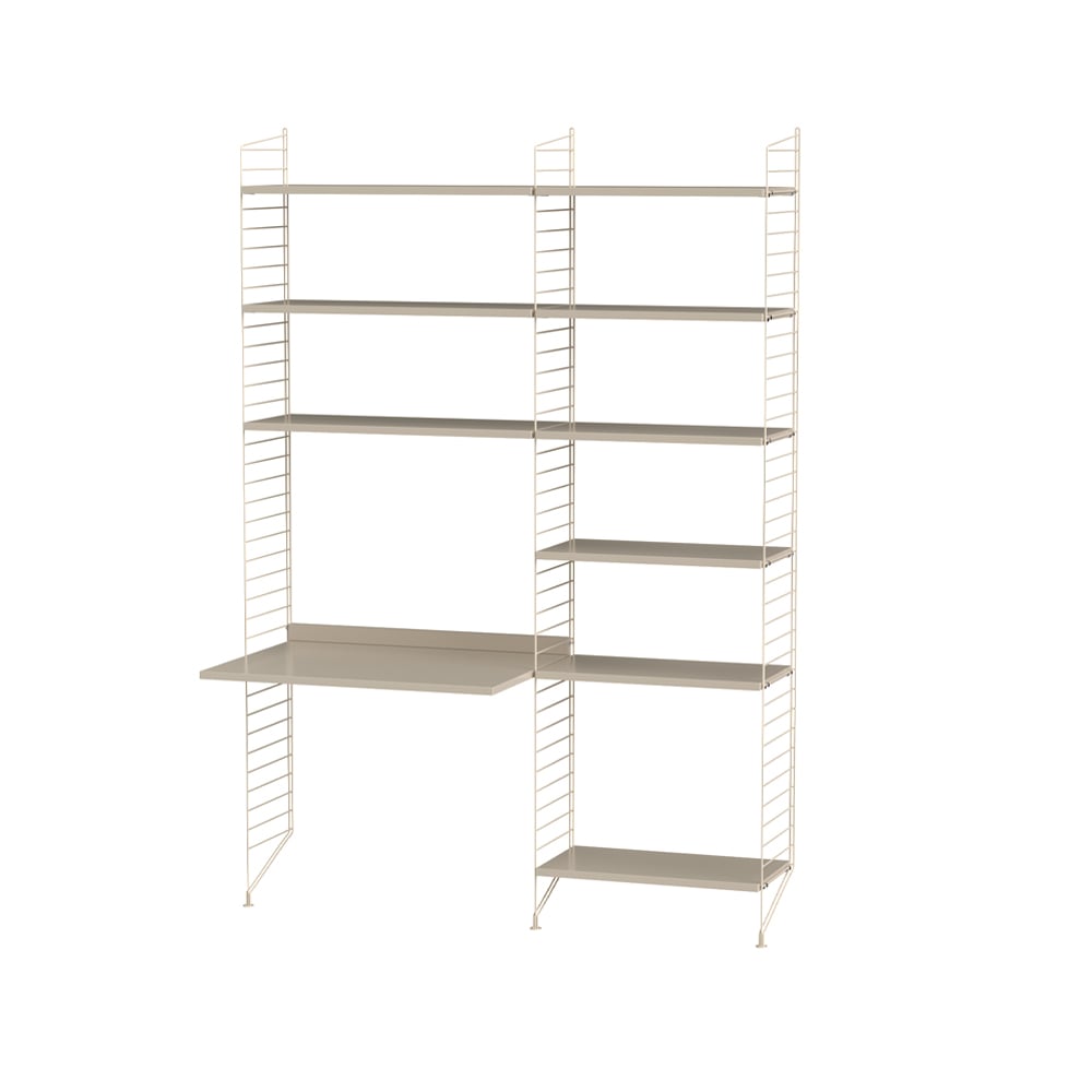 String bureau beige - combinaison B | Design Scandinave | Beige