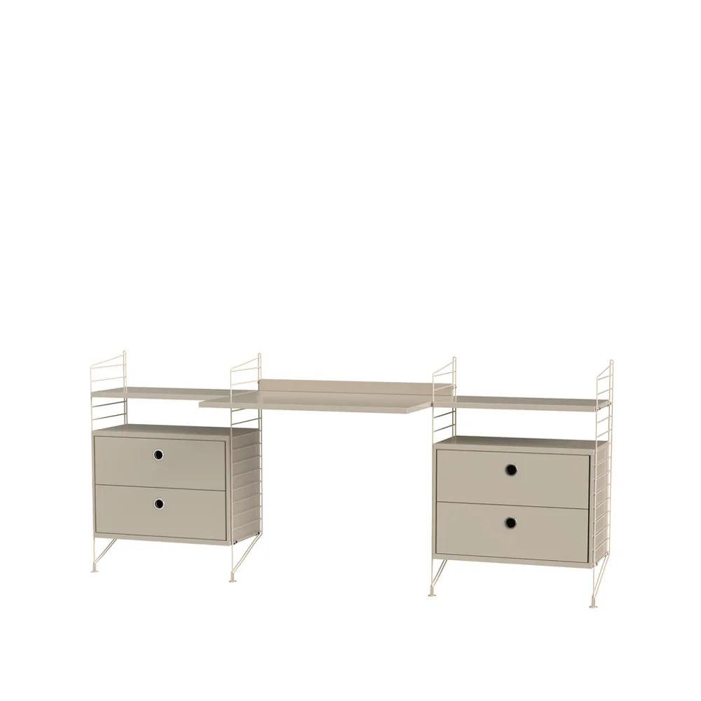 String bureau beige - combinaison C,  String