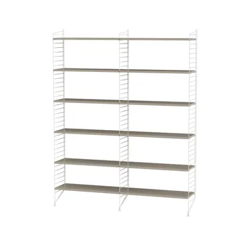 String bureau beige et blanc - combinaison A - String