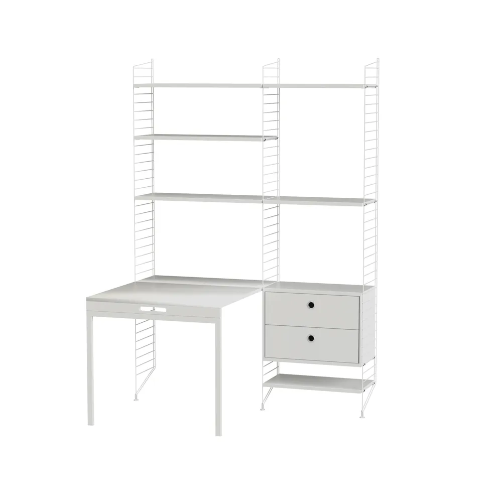 String bureau blanc - combinaison E,  String