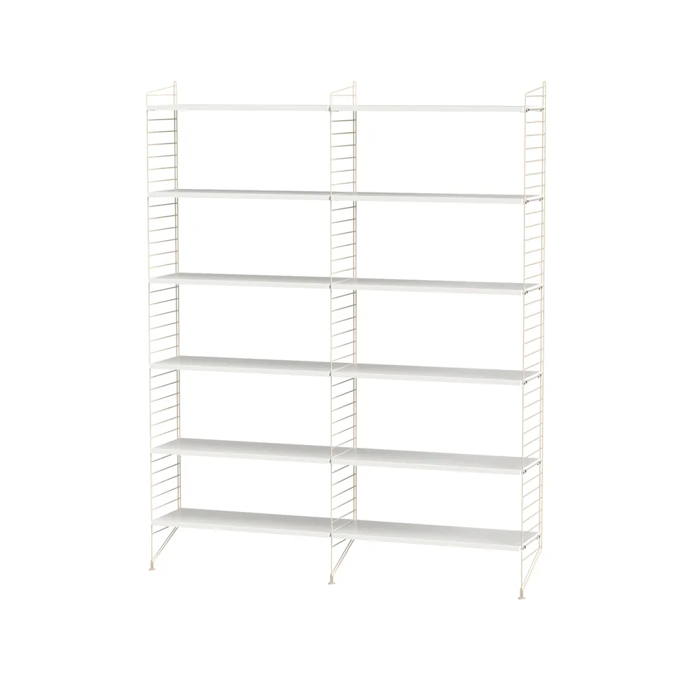 String bureau blanc et beige - combinaison A,  String