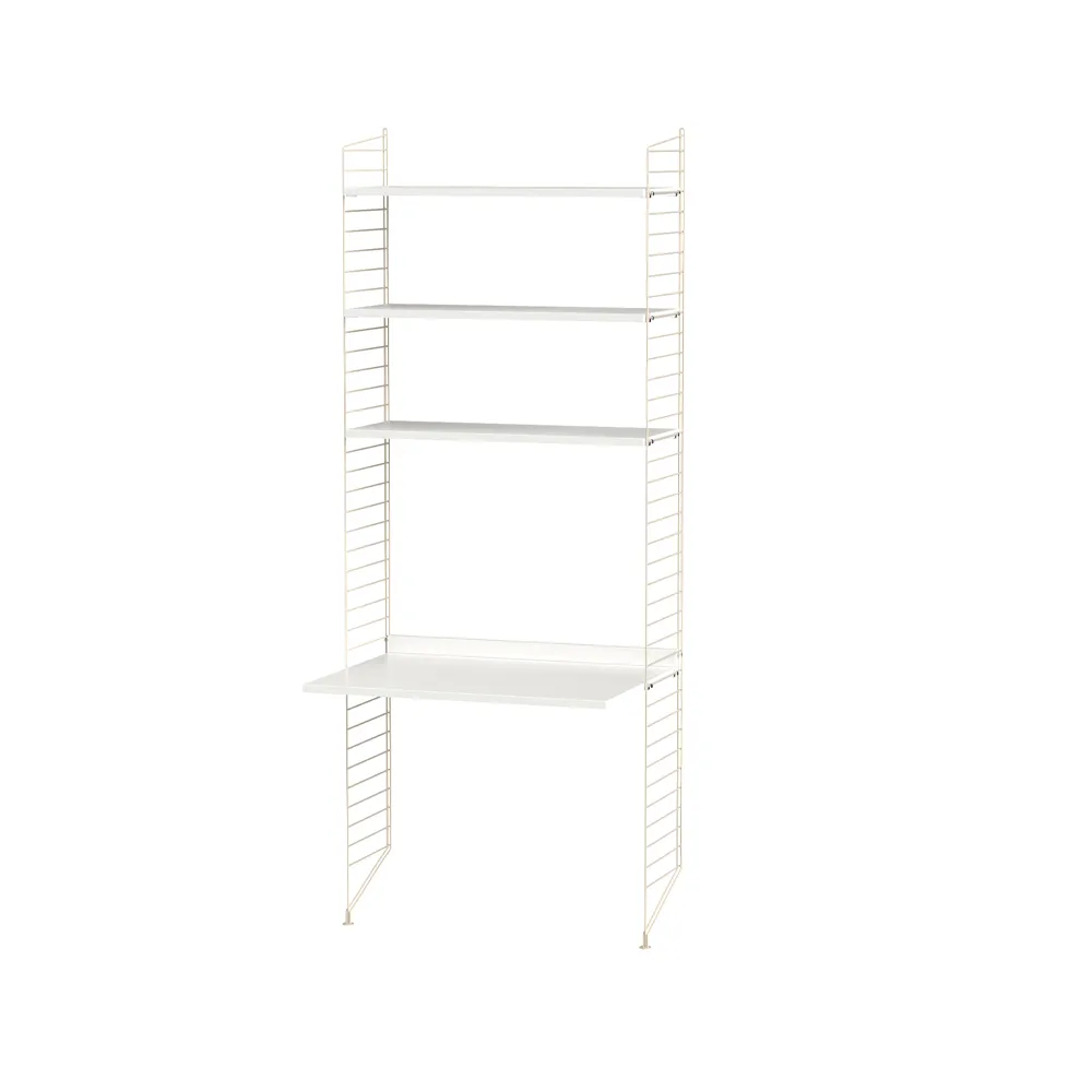 String bureau blanc et beige - combinaison A,  String