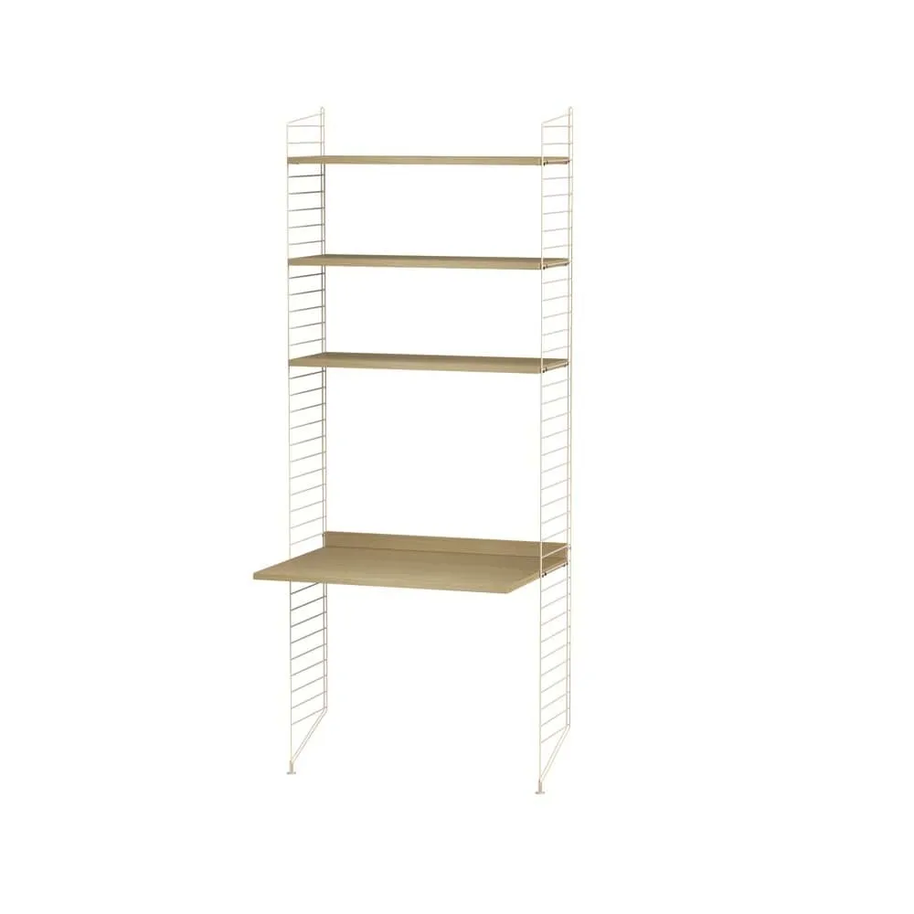 String String bureau chêne et beige - combinaison A