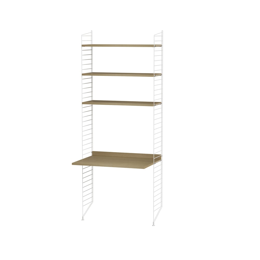 String String bureau chêne et blanc - combinaison A