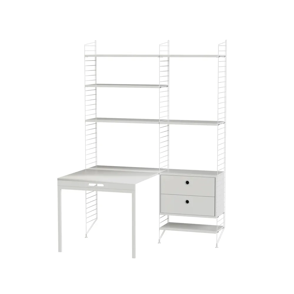 String bureau combinaison E - blanc,  String