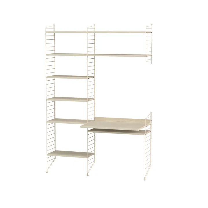 String bureau frêne et beige - combinaison G - String