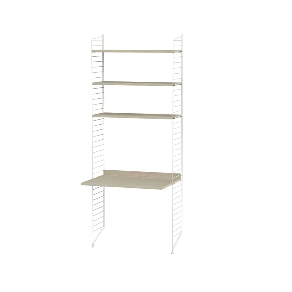 String String bureau frêne et blanc - combinaison A