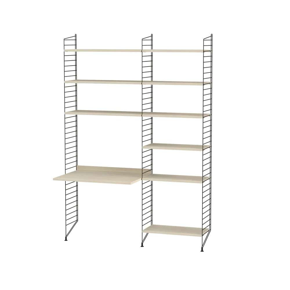 String bureau frêne et noir - combinaison B,  String