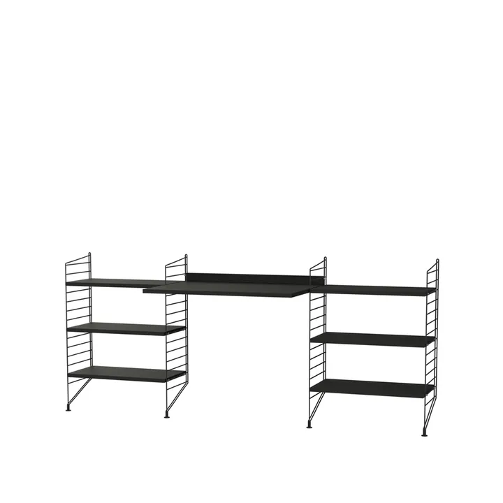 String bureau noir - combinaison D - String