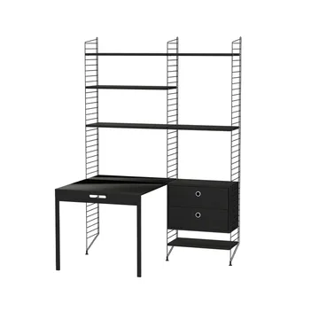 String bureau noir - combinaison E - String