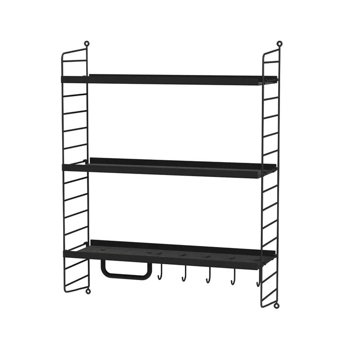 String bureau noir - combinaison G - String