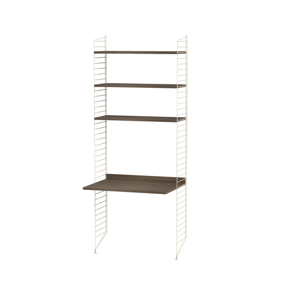 String bureau noyer et beige - combinaison A,  String