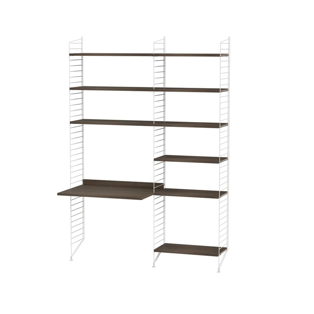 String bureau noyer et blanc - combinaison B,  String