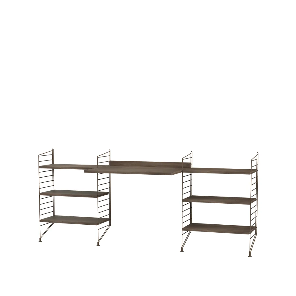 String bureau noyer et marron - combinaison D,  String