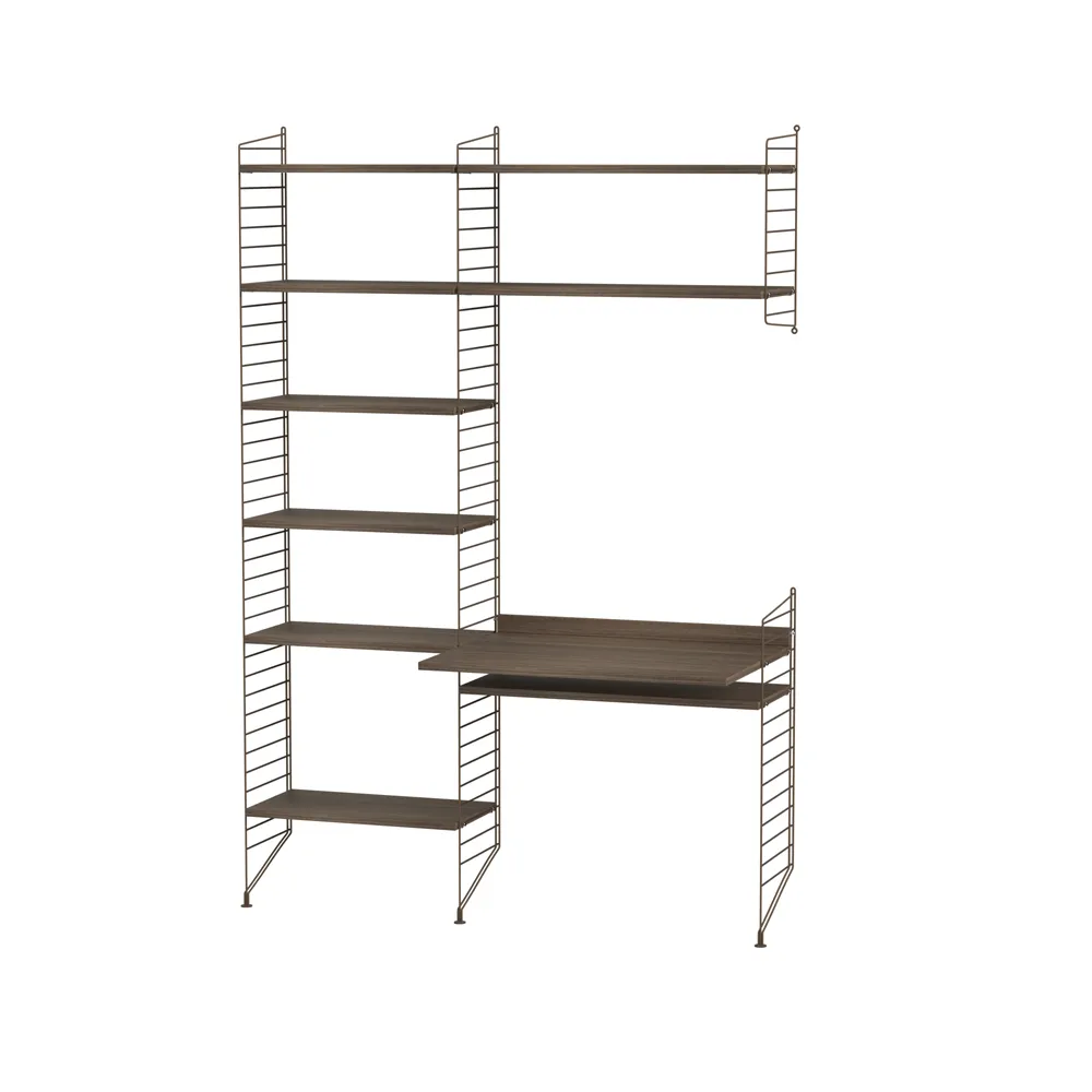 String bureau noyer et marron - combinaison G,  String