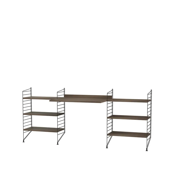 String bureau noyer et noir - combinaison D - String