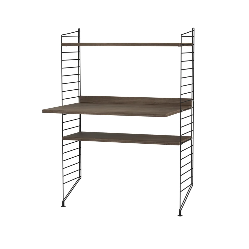 String bureau noyer et noir - combinaison H String