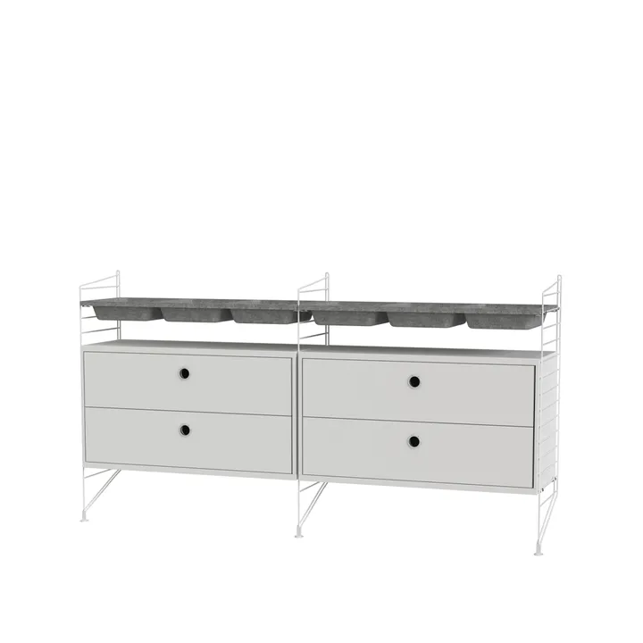 String chambre à coucher blanc - combinaison G - String