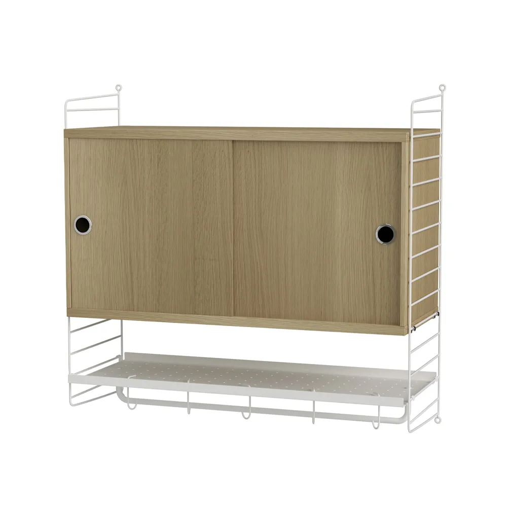 String chambre à coucher chêne et blanc - combinaison F,  String
