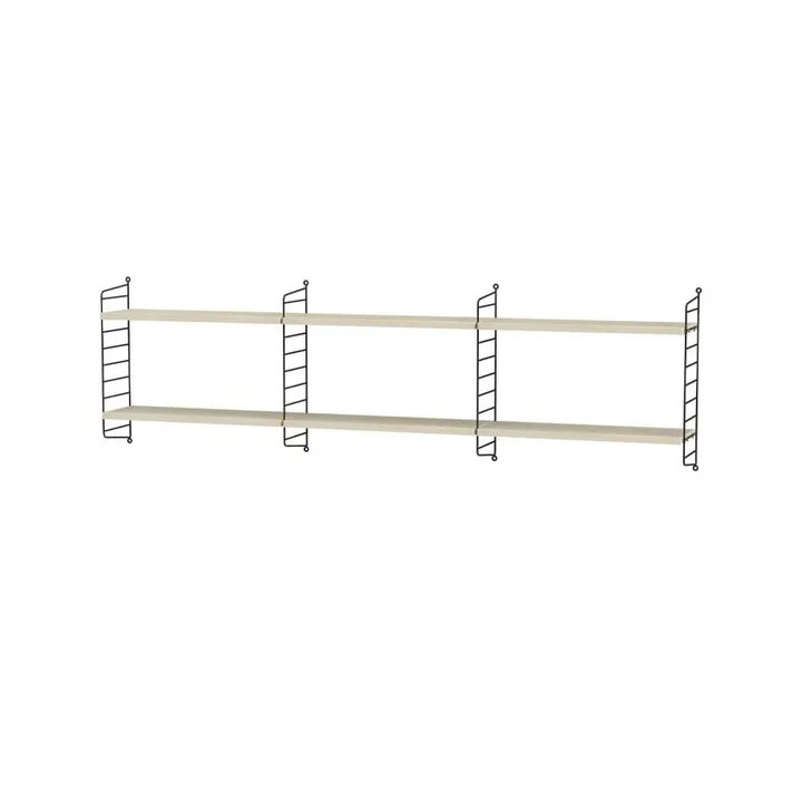 String chambre à coucher frêne et noir - combinaison E - String