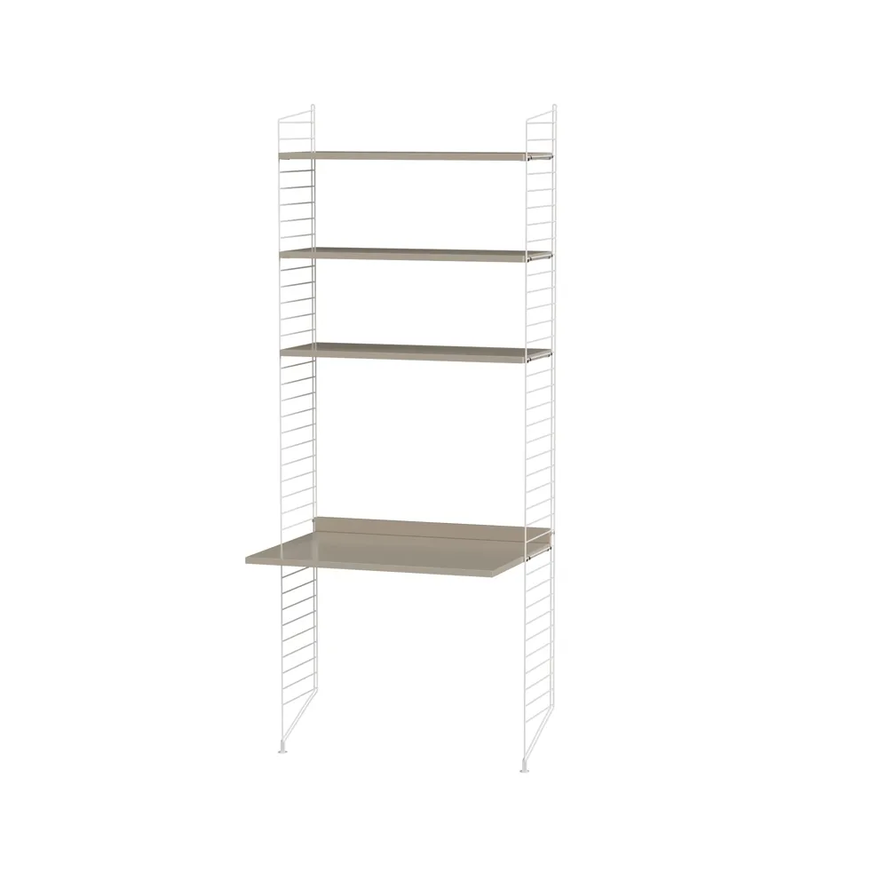 String chambre d'enfant beige et blanc - combinaison C,  String