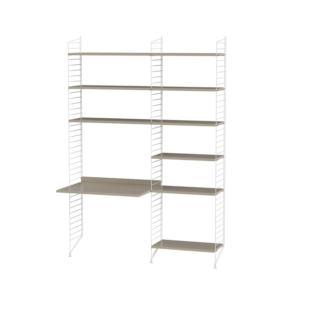 String chambre d'enfant beige et blanc - combinaison D,  String