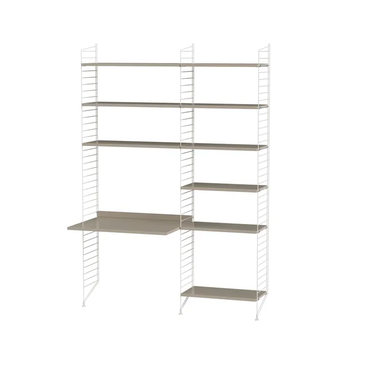 String chambre d'enfant beige et blanc - combinaison D - String