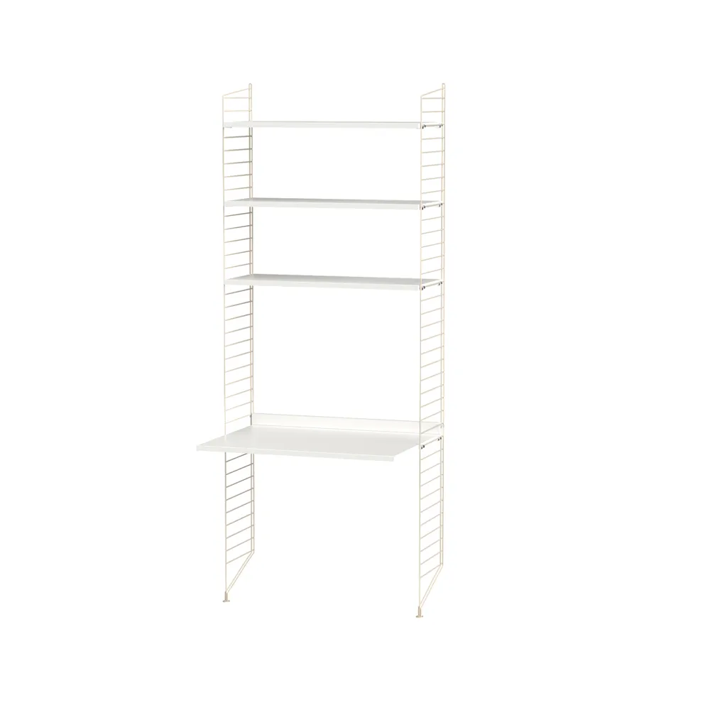String chambre d'enfant blanc et beige - combinaison C String
