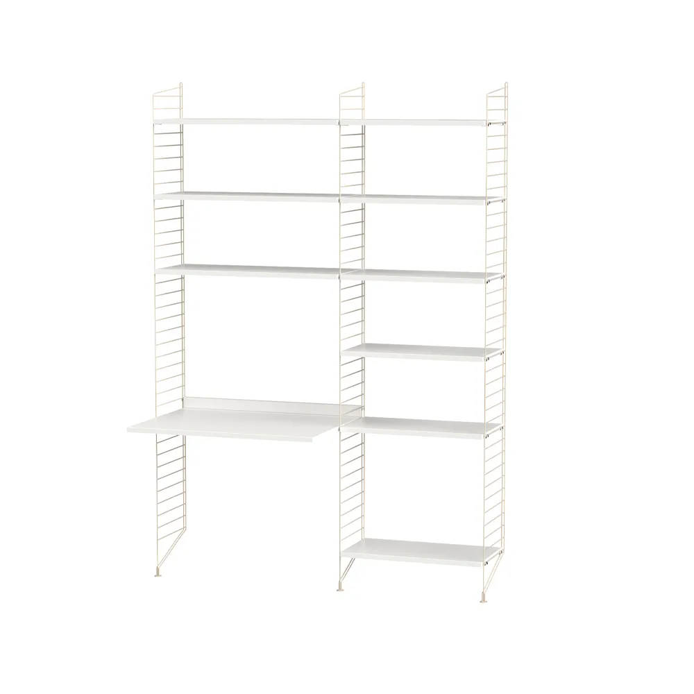 String chambre d'enfant blanc et beige - combinaison D,  String
