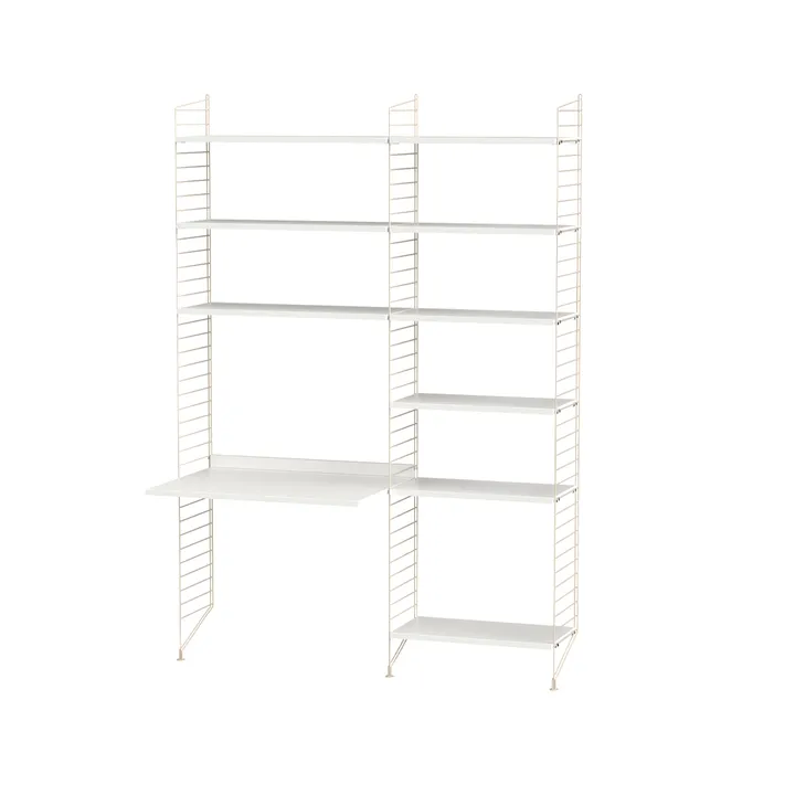 String chambre d'enfant blanc et beige - combinaison D - String