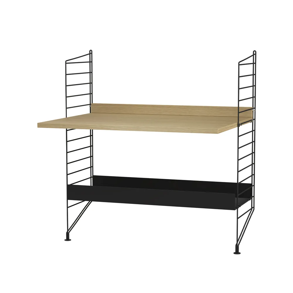 String chambre d'enfant chêne et noir - combinaison A,  String