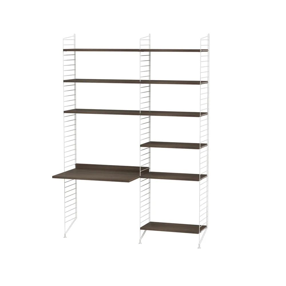 String chambre d'enfant noyer et blanc - combinaison D String