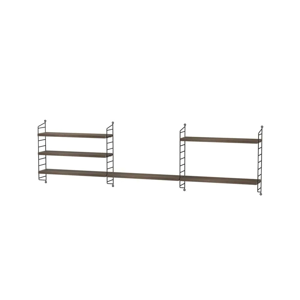 String chambre d'enfant noyer et noir - combinaison H String