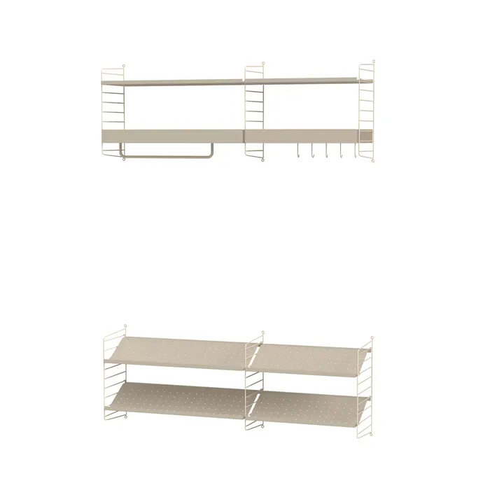 String couloir beige - combinaison H - String