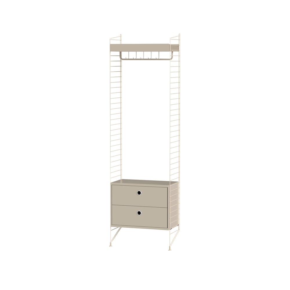 String String couloir beige - combinaison M | Design Scandinave | Beige