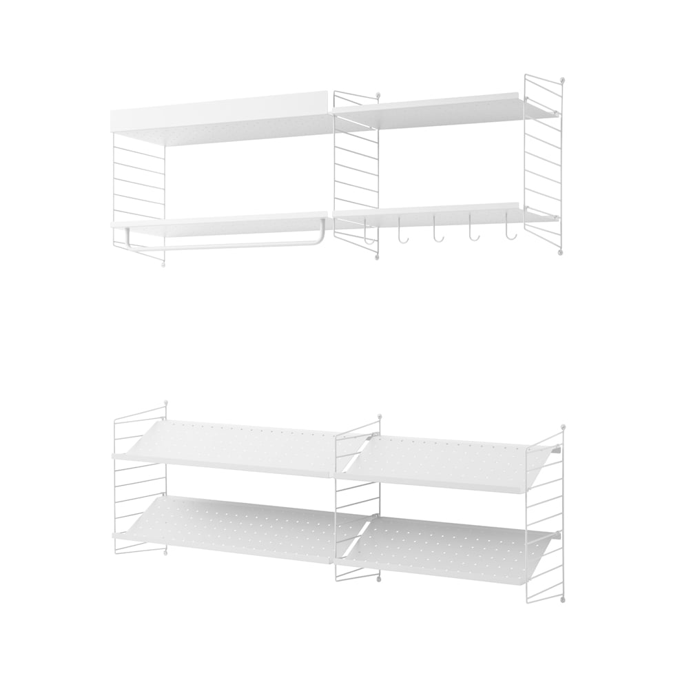 String String couloir blanc - combinaison C | Design Scandinave | Blanc